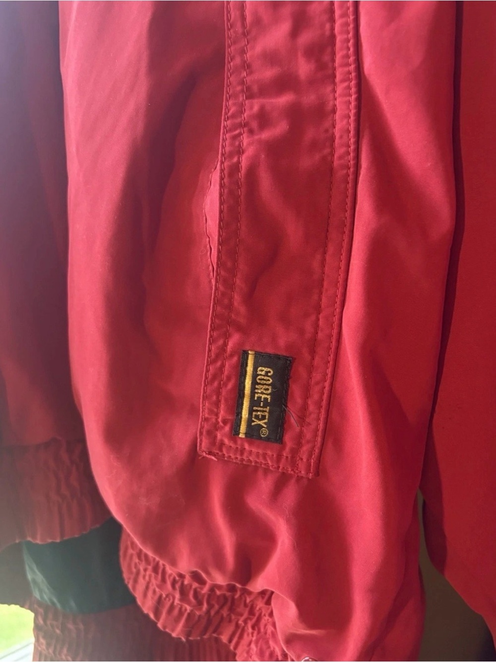 GORE-TEX Red Waterproof Shell Jacket - Picture 2 of 5